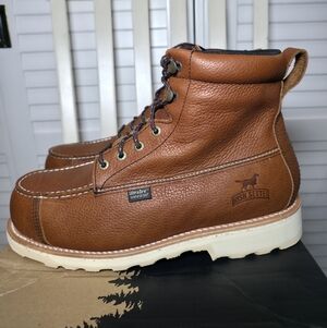 Irish Setter Wingshooter 7-inch Waterproof Leather Work Boots Men's Size 10 E2